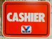 画像1: dp-150602-02 Valvoline / 1984 Plastic Sign "CASHIER" (1)