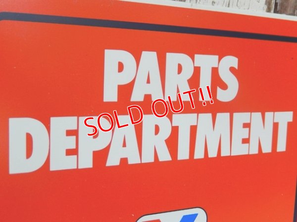 画像2: dp-150602-04 Valvoline / 1984 Plastic Sign "PARTS DEPARTMENT"