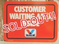 dp-150602-03 Valvoline / 1984 Plastic Sign "CUSTOMER WAITING AREA INSIDE"