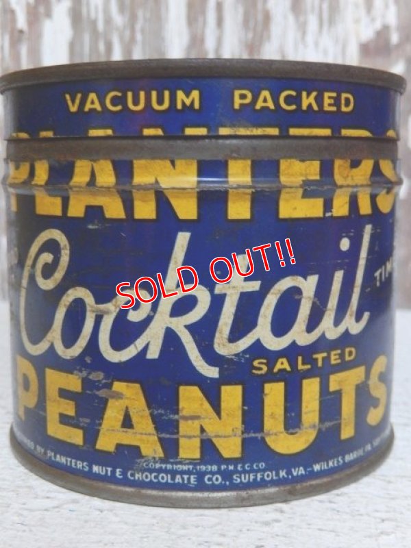 画像3: dp-150609-05 Planters / Mr.Peanuts 40's-50's Cocktail Peanuts Tin Can