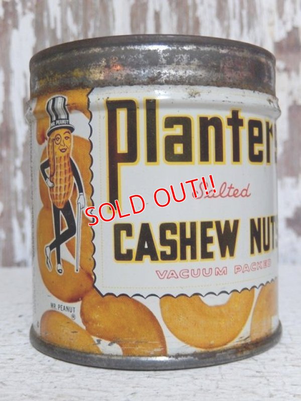 画像1: dp-150609-06 Planters / Mr.Peanuts 20's-40's Cashew Nuts Tin Can