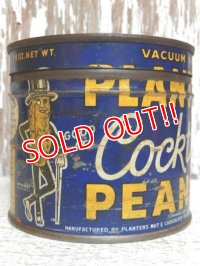 dp-150609-05 Planters / Mr.Peanuts 40's-50's Cocktail Peanuts Tin Can