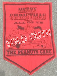ct-150609-02 PEANUTS / 60's Banner "Merry Christmas""