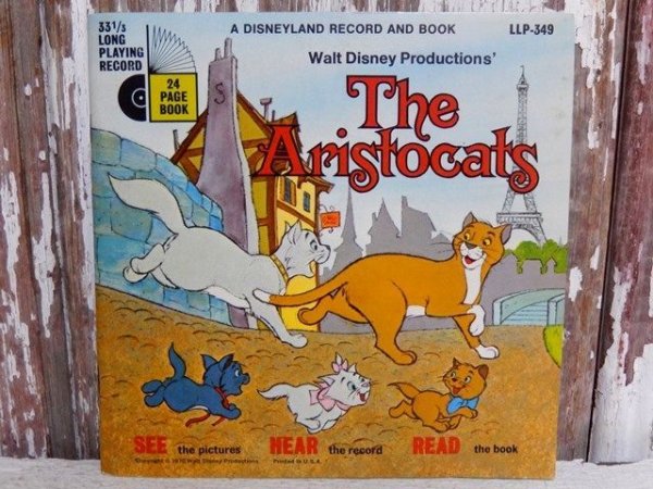 画像1: ct-150519-29 The Aristcats / 70's Record and Book