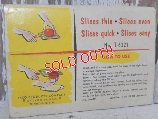 画像6: dp-150602-22 EKCO / Vintage Tamato Slicer