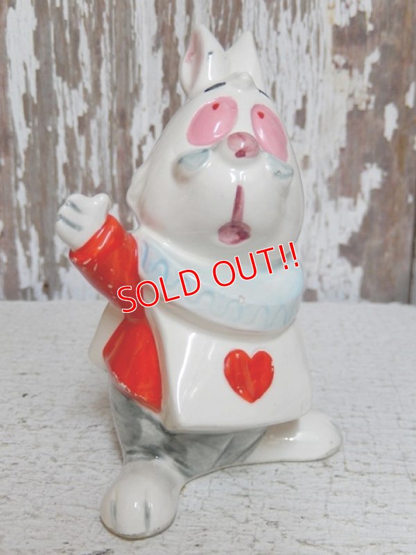 画像1: ct-150623-12 White Rabbit / 70's Ceramic Figure