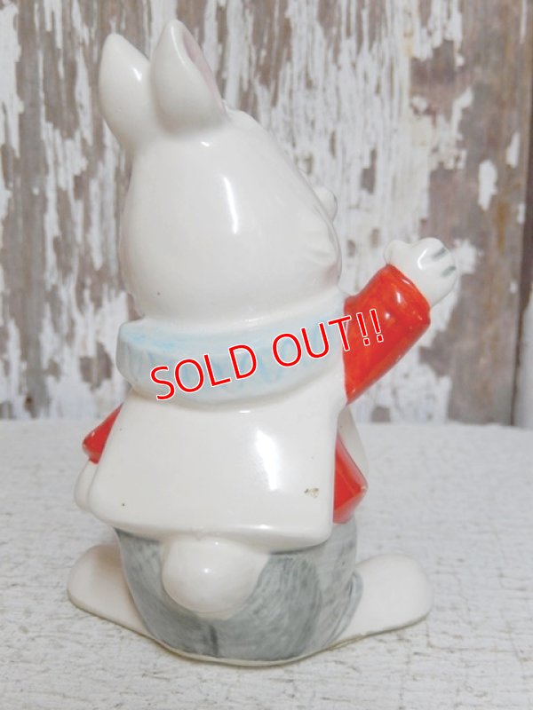 画像4: ct-150623-12 White Rabbit / 70's Ceramic Figure
