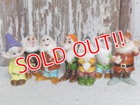 ct-150623-07 Seven Dwarfs / 70's Ceramic Figure set