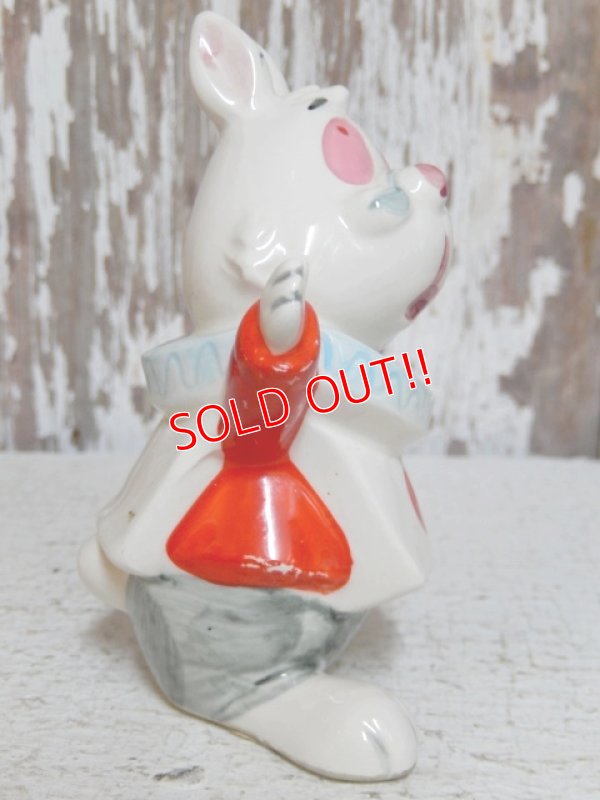 画像3: ct-150623-12 White Rabbit / 70's Ceramic Figure