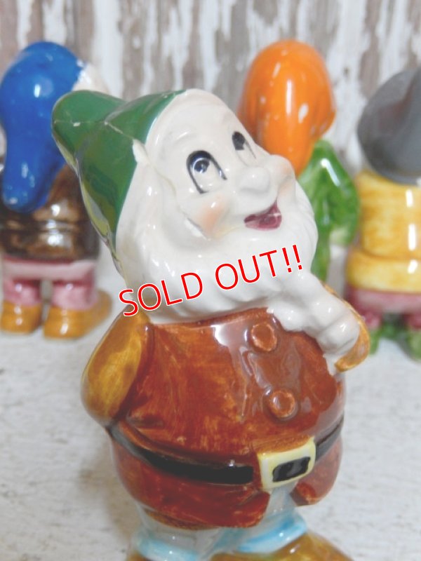 画像7: ct-150623-07 Seven Dwarfs / 70's Ceramic Figure set