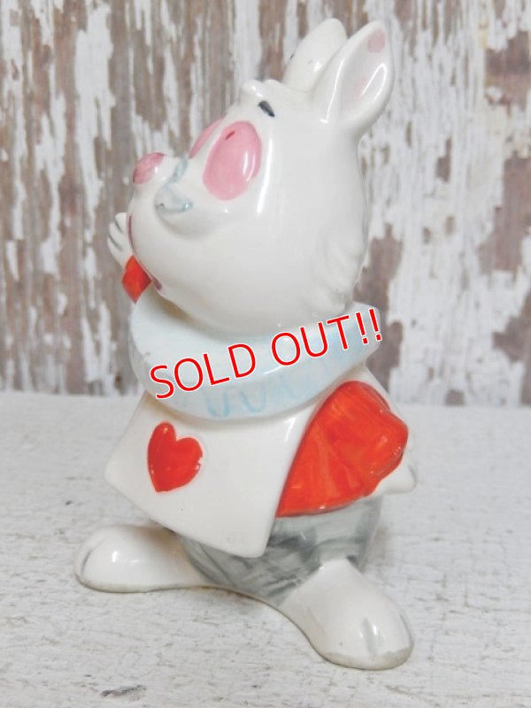 画像2: ct-150623-12 White Rabbit / 70's Ceramic Figure
