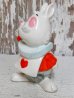 画像2: ct-150623-12 White Rabbit / 70's Ceramic Figure (2)