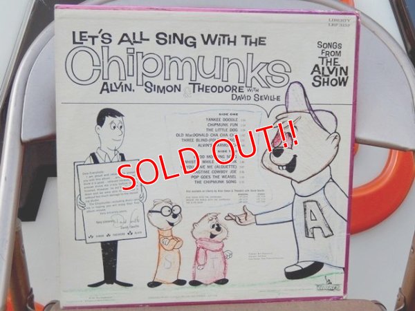 画像6: ct-150701-04 Let's All Sing With The Chipmunks / 60's Record