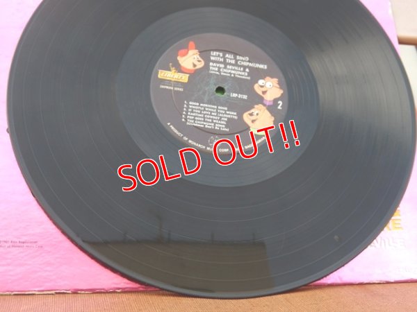 画像9: ct-150701-04 Let's All Sing With The Chipmunks / 60's Record
