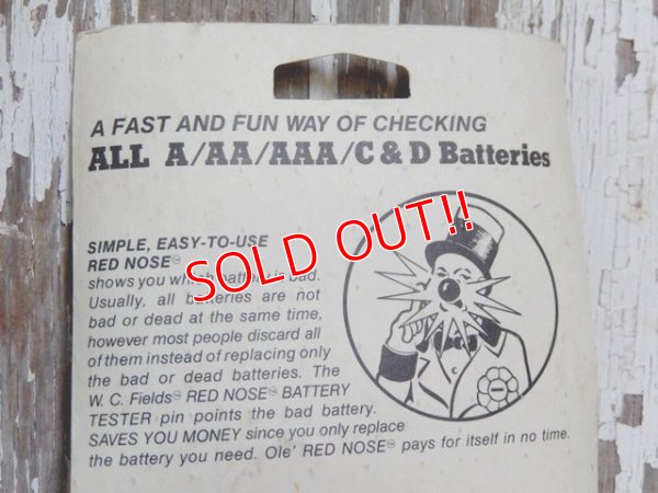 画像6: ct-150701-34 W.C. Fields / 1974 Battery Tester