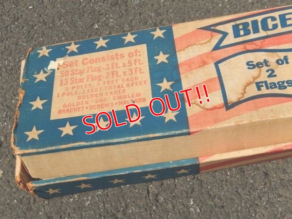 画像11: dp-150511-02 Flag of the United States 70's Two in One Bicentennial Flag Set