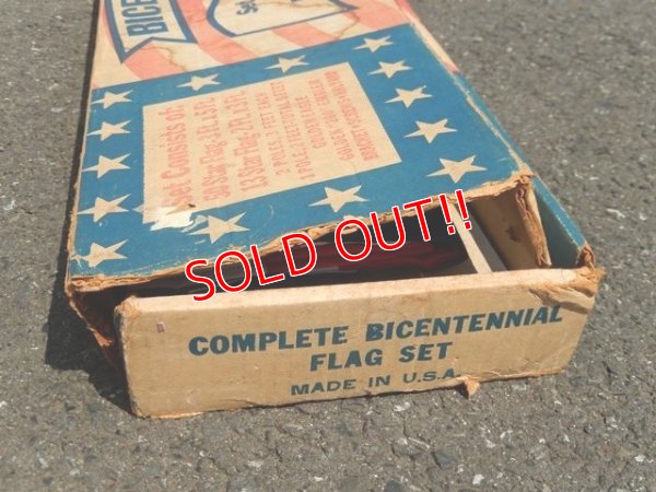 画像14: dp-150511-02 Flag of the United States 70's Two in One Bicentennial Flag Set