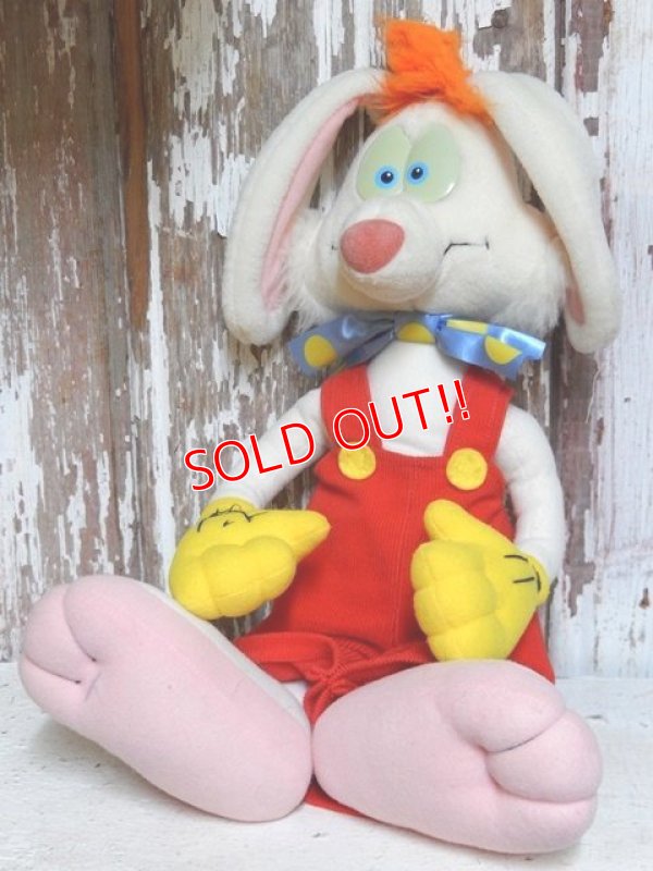 画像1: ct-150720-10 Roger Rabbit / 80's Plush Doll