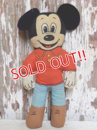 ct-150720-14 Mickey Mouse / Knickerbocker 60's mini Cloth Doll