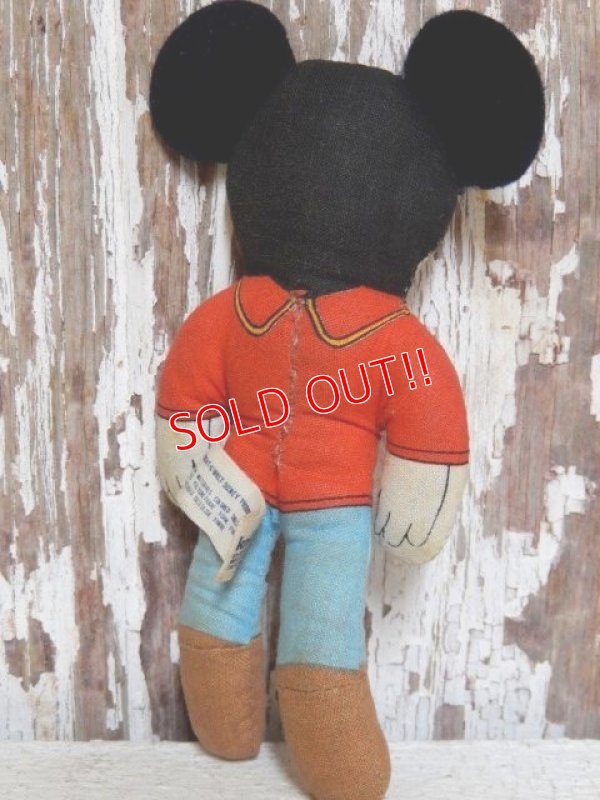 画像4: ct-150720-14 Mickey Mouse / Knickerbocker 60's mini Cloth Doll