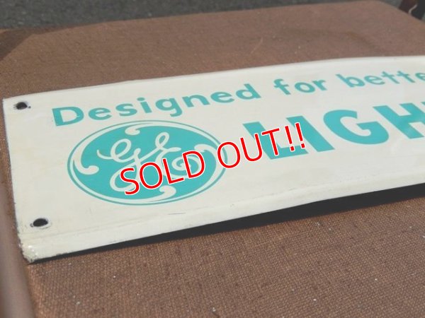画像5: dp-150728-01 General Electric / "LIGHT FOR LIVING" 50's Sign