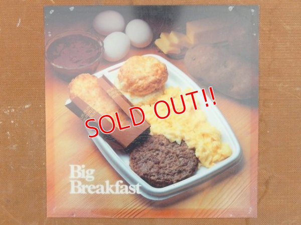 画像1: ad-150616-01 McDonlad's / 90's Big Breakfast Translite