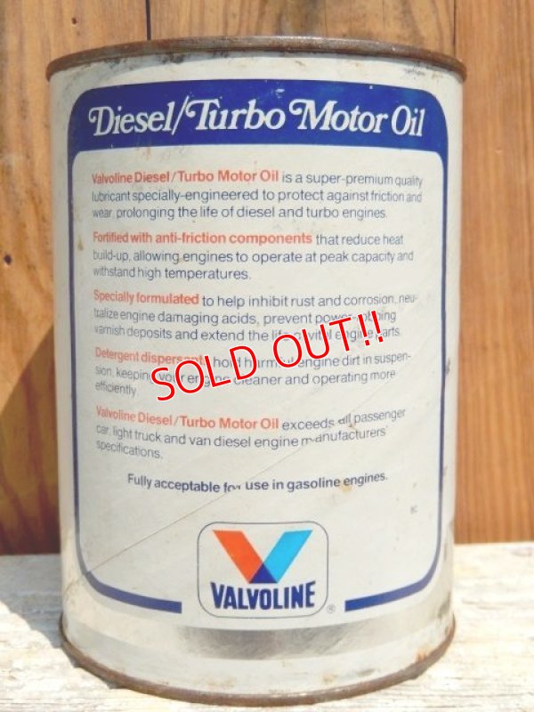 画像3: dp-150701-01 VALVOLINE / Diesel・Turbo Motor Oil Can