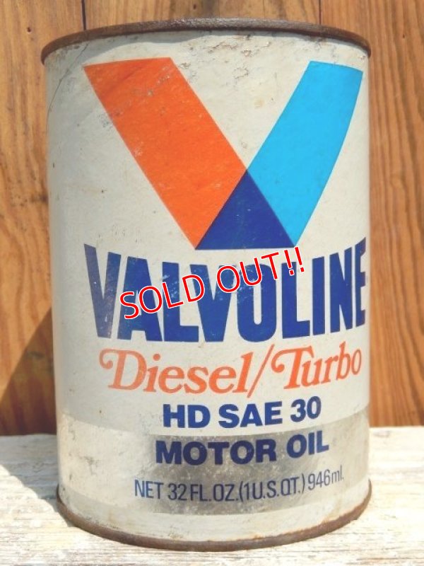 画像1: dp-150701-01 VALVOLINE / Diesel・Turbo Motor Oil Can