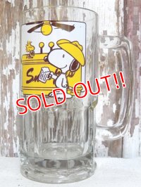 ct-150804-12 Snoopy / 70's Beer Mug "Here's To You, Pardner"