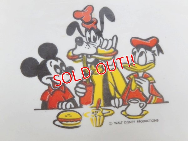 画像2: ct-150804-26 Mickey Mouse, Goofy & Donald Duck / 70's Plastic Plate