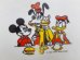 画像2: ct-150804-26 Mickey Mouse, Goofy & Donald Duck / 70's Plastic Plate (2)