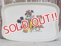 ct-150804-26 Mickey Mouse, Goofy & Donald Duck / 70's Plastic Plate