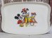 画像1: ct-150804-26 Mickey Mouse, Goofy & Donald Duck / 70's Plastic Plate (1)