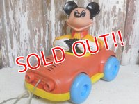 ct-150728-14 Mickey Mouse / Kohner Bros 70's Pull Toy