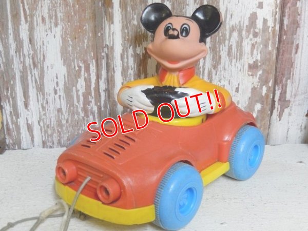 画像1: ct-150728-14 Mickey Mouse / Kohner Bros 70's Pull Toy