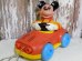 画像1: ct-150728-14 Mickey Mouse / Kohner Bros 70's Pull Toy (1)