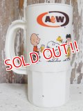 ct-150805-01 PEANUTS / 90's A&W Plastic Mug