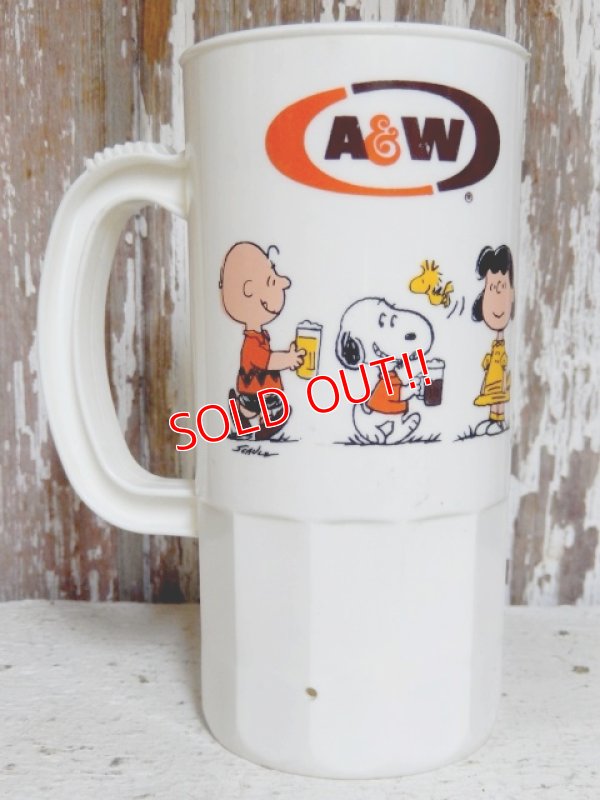 画像1: ct-150805-01 PEANUTS / 90's A&W Plastic Mug