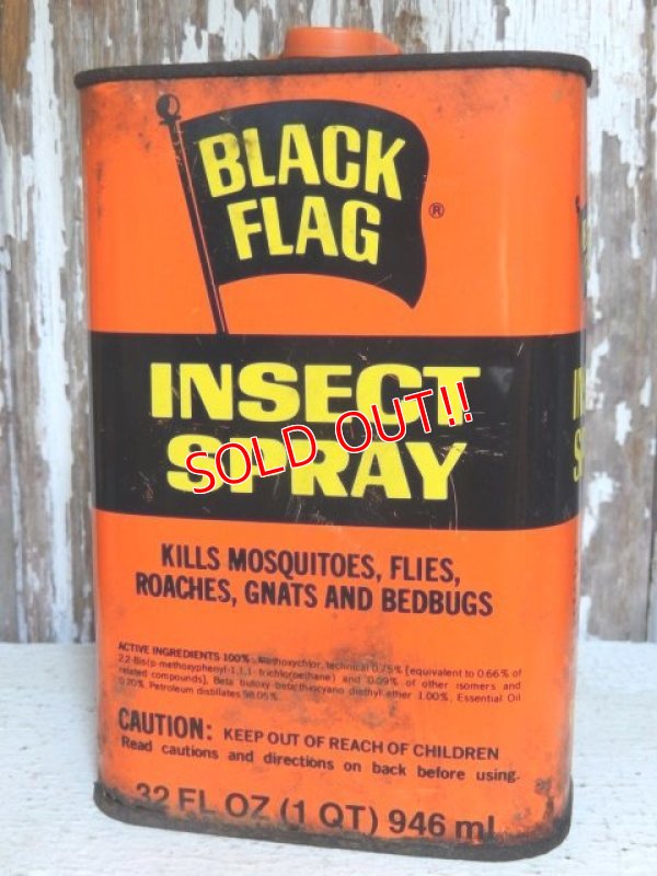 画像1: dp-150805-03 BLACK FLAG / Vintage Insect Spray Can