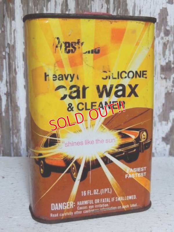 画像1: dp-150805-04 Prestone / Vintage Car Wax Cleaner Can