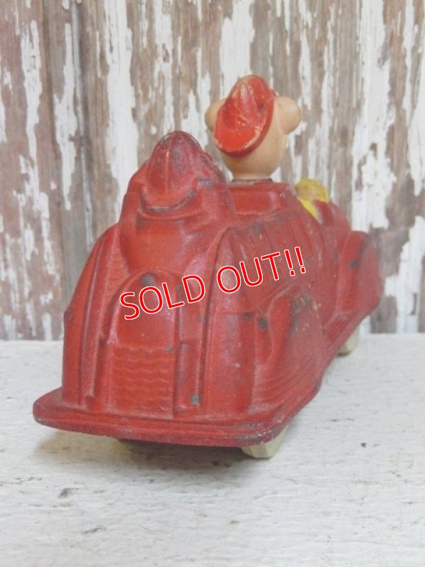 画像5: ct-150818-09 Mickey Mouse / Sun Rubber 30's-40's Fire Engine