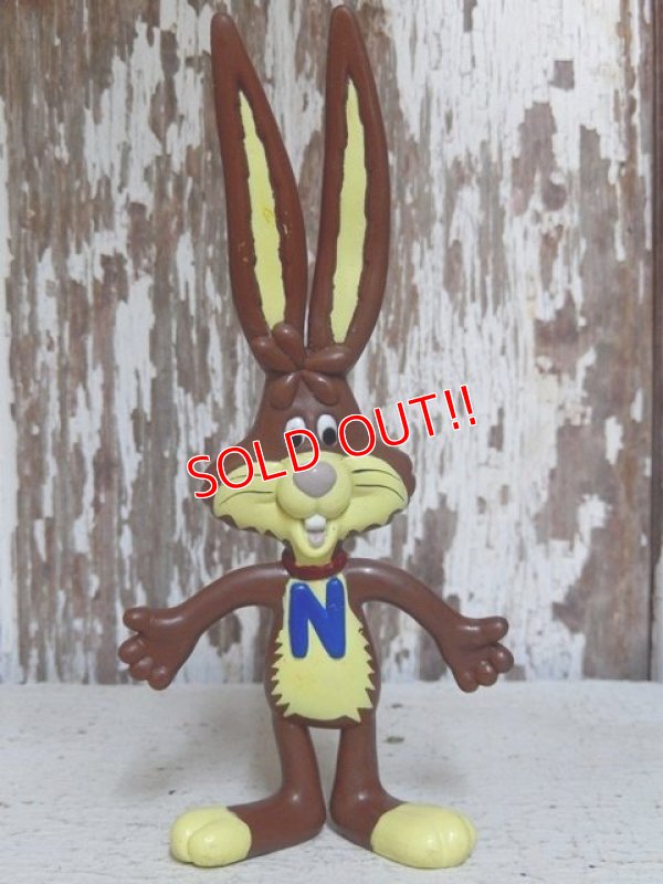 画像1: ct-150818-21 Nestlé / Quik Bunny 80's-90's Bendable Figure