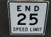 画像5: dp-150811-13 Road sign "SPEED LIMIT 25"