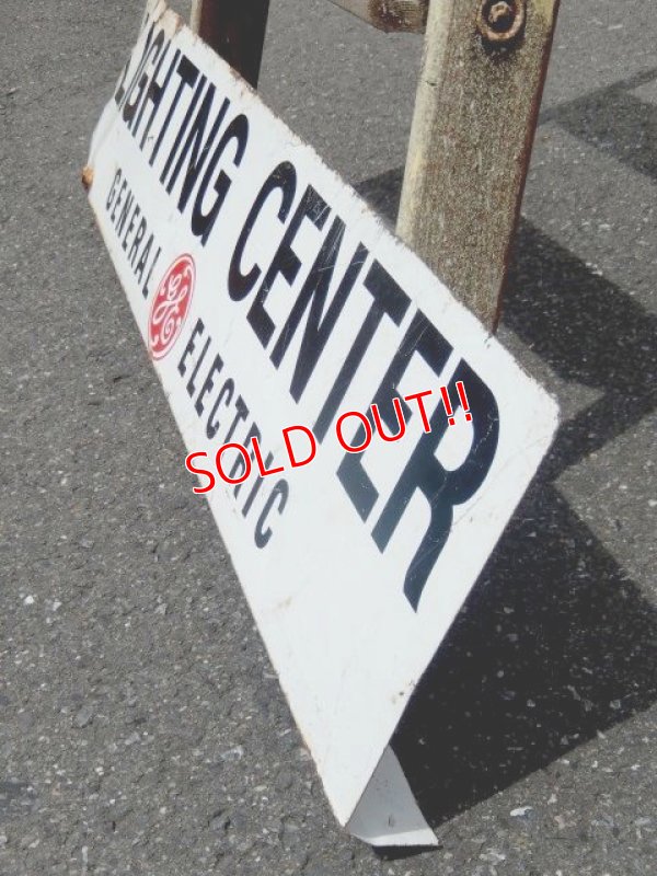 画像5: dp-150811-04 General Electric / 60's Lightning Center w-side sign