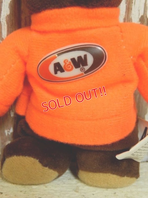 画像2: ct-150825-01 A&W / Great Root Bear 1997 mini Plush doll