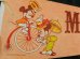 画像2: ct-150825-15 Mickey Mouse & Minnie Mouse / Walt Disney World 80's Pennant (2)