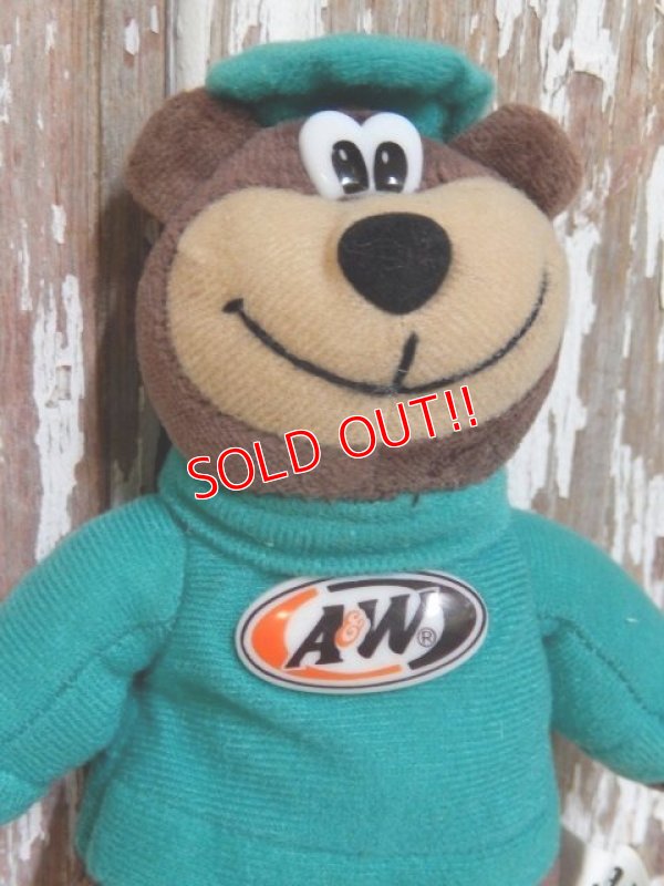 画像2: ct-150825-02 A&W / Great Root Bear 1998 mini Plush doll