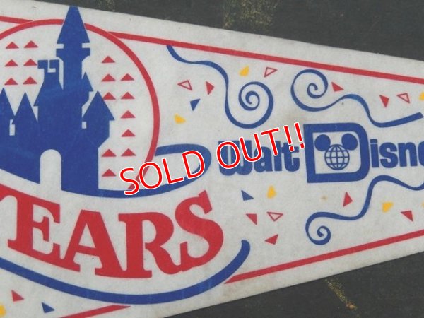 画像3: ct-150825-14 Mickey Mouse / Walt Disney World 15 years 80's Pennant