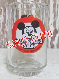 ct-150825-19 Mickey Mouse Club / 60's-70's mini Glass