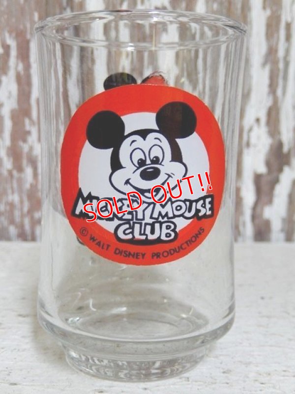 画像1: ct-150825-19 Mickey Mouse Club / 60's-70's mini Glass